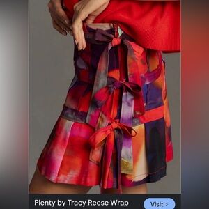 Plenty by Tracy Reese Wrap Skirt with Side Ties